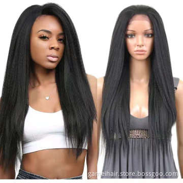 Cheap Kinky Straight Indian Virgin Human Hair Hd Full Lace Frontal Wig Vendor Natural Human Hair Lace Front Wig For Black Women